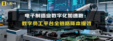 电子制造业数字化加速跑：数字员工平台全链路降本提效